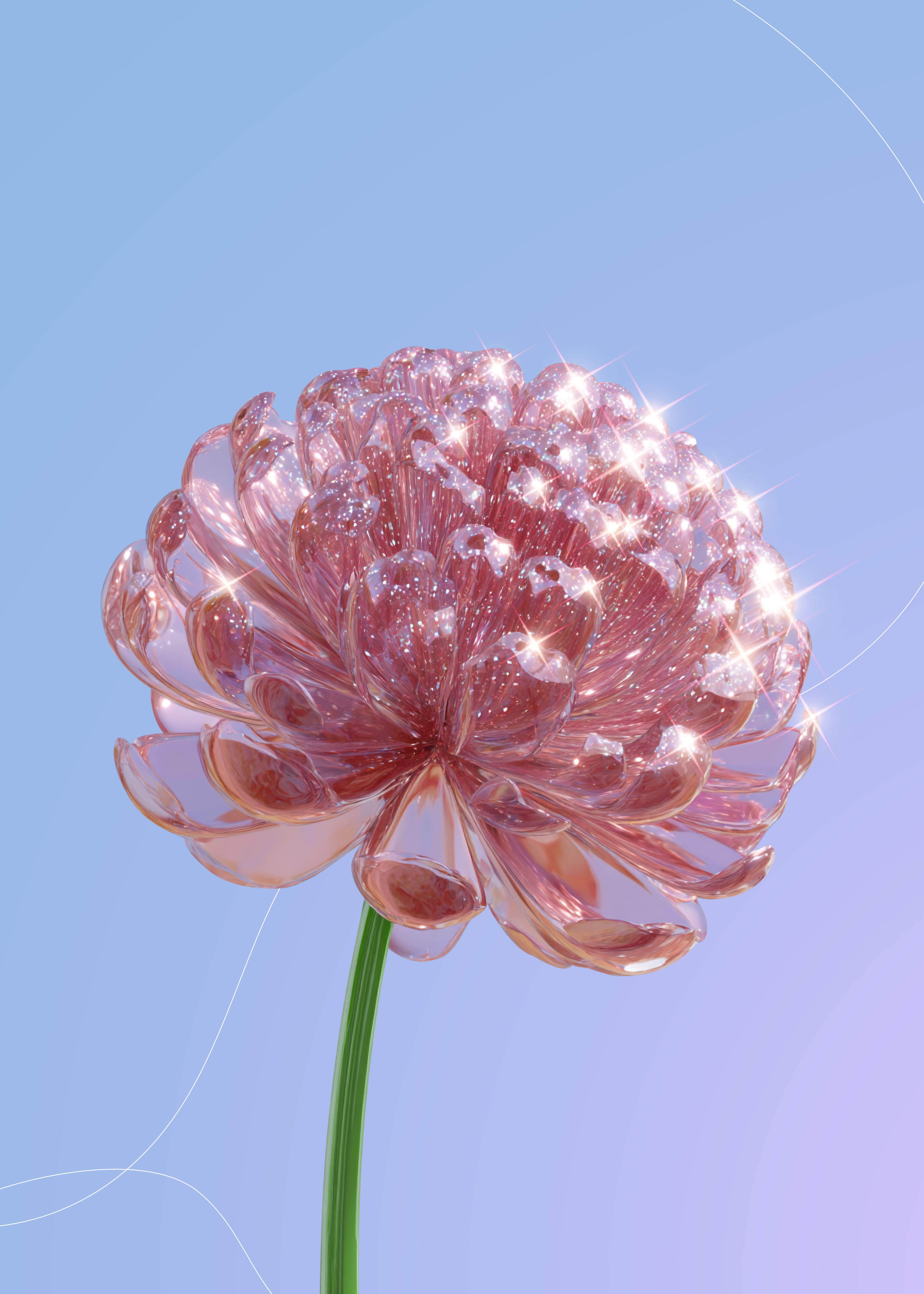 꽃이 피어나는 풍경